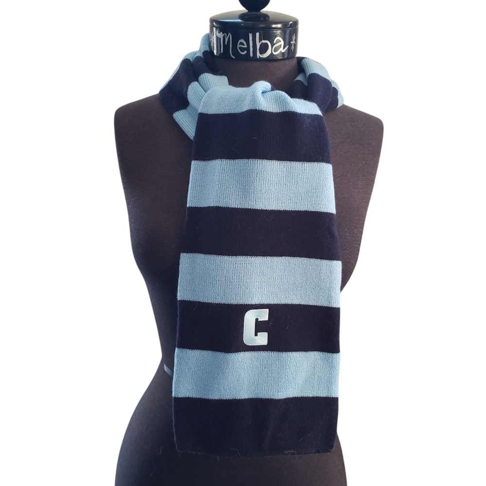 Logofit Letter C Blue Stripe Scarf